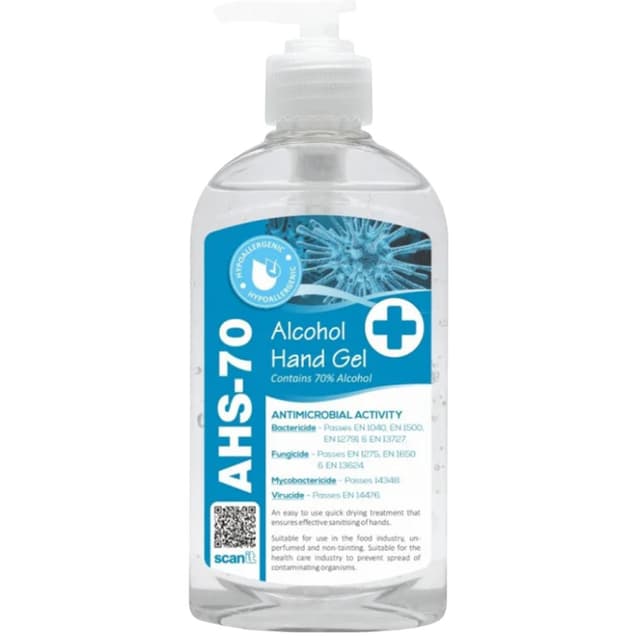 AHS-70 Alcohol Hand Gel - Contains 70% Alcohol