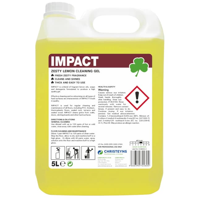 Impact Zesty Lemon Cleaning Gel